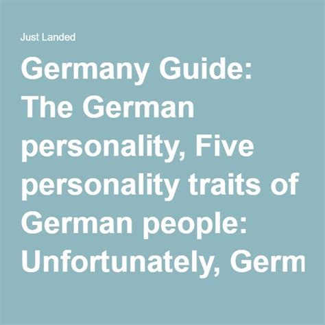 german temperament